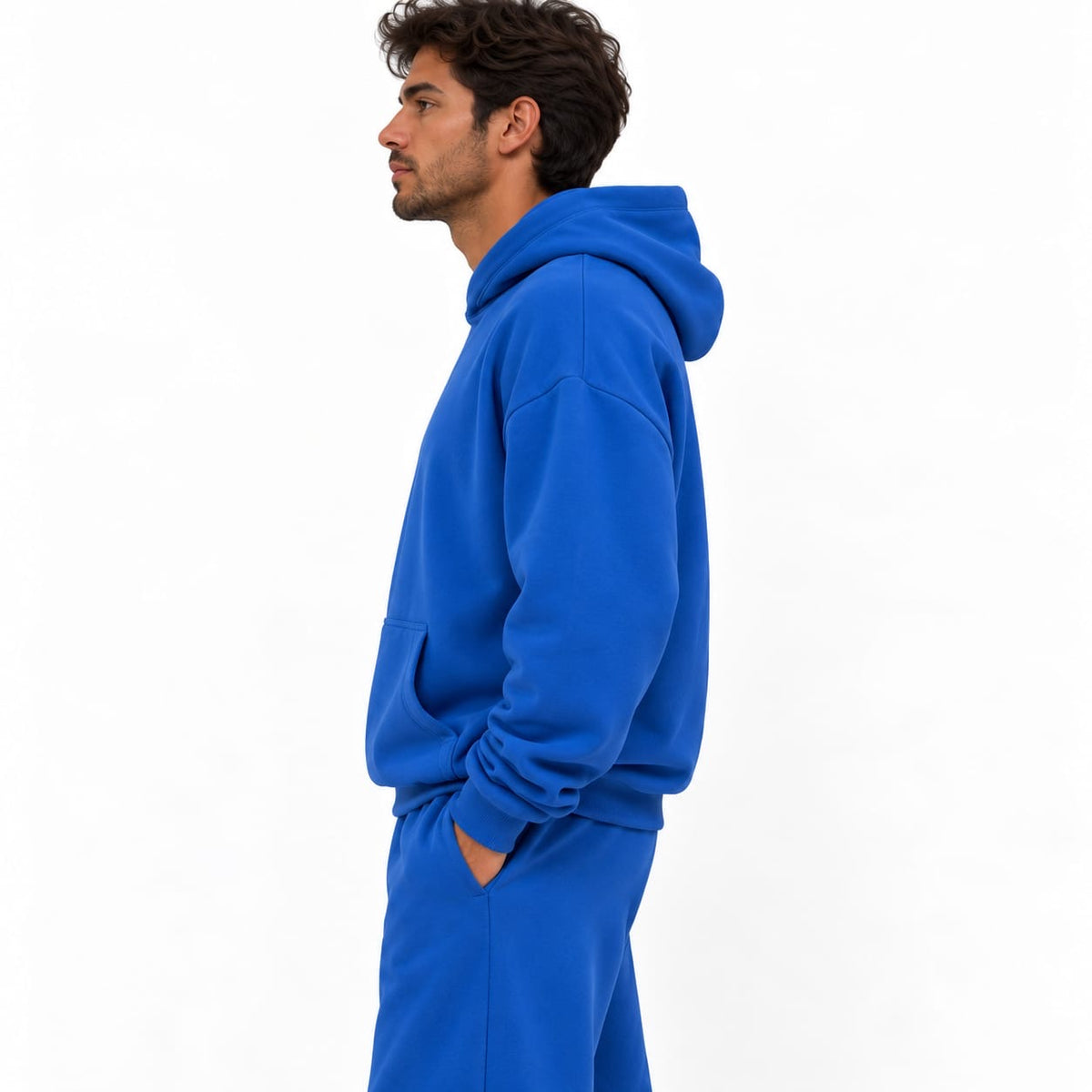 Hoodie Oversize Bleu – Style & Confort