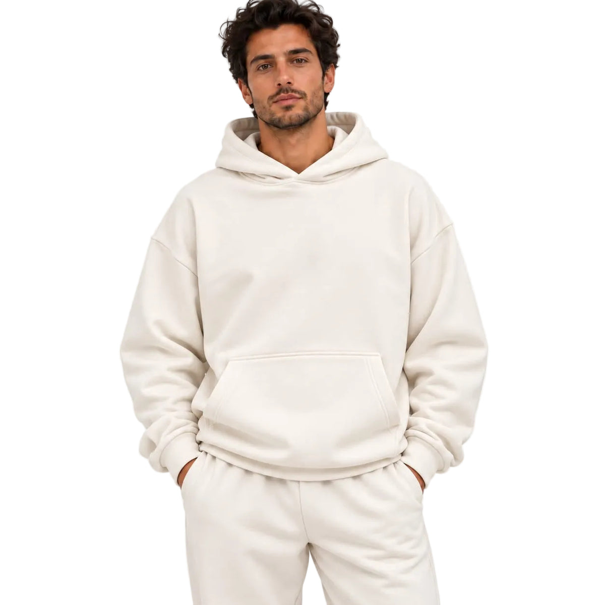 Hoodie Oversize Blanc – Style & Élégance