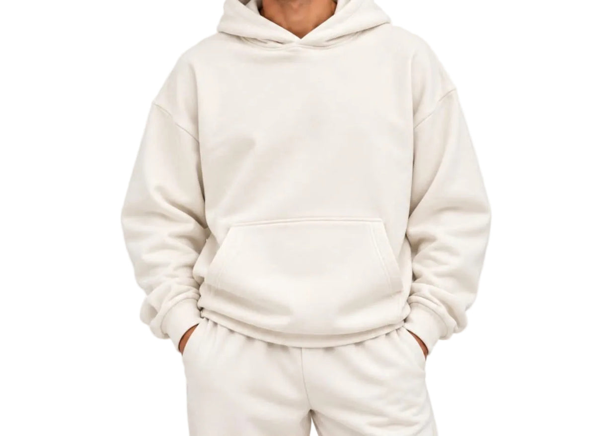 Hoodie Oversize Blanc – Style & Élégance