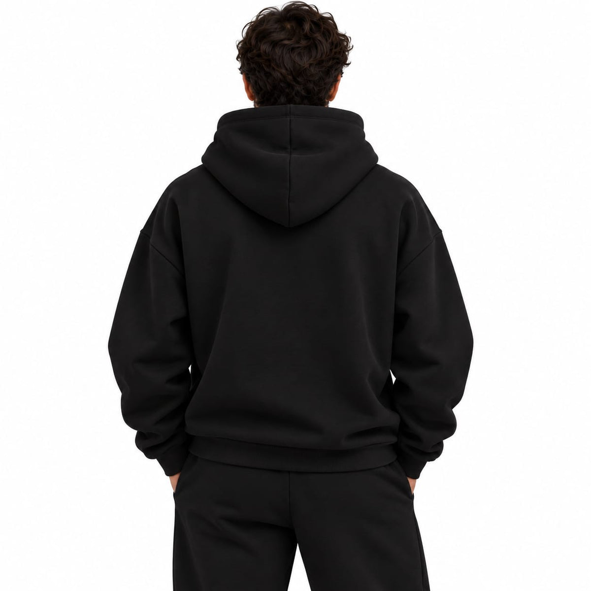 Hoodie Oversize Noir – Style & Confort